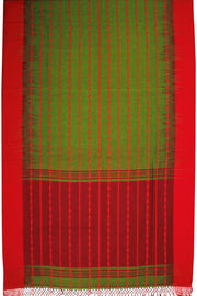 Green Bengal Phulia Cotton Saree 10069416 - Avishya