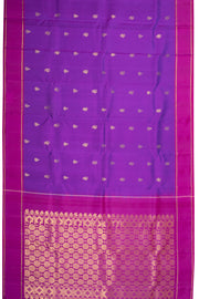 Purple Kanjivaram Pure Silk Saree 10076094