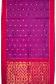 Purple Kanjivaram Pure Silk Saree 10076093