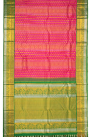 Rani Pink Kanjivaram Pure Silk Saree 10077171