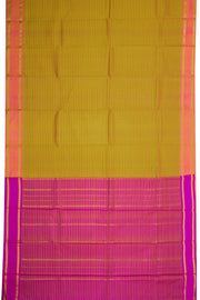 Yellow Kanjivaram Pure Silk Saree 10076072
