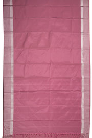 Kanjivaram Vegan Viscose Silk Saree Mauve Color Block Design 10075552