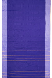 Blue Kanjivaram Vegan Silk Saree 10077086