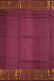 Blue Printed Banarasi Tussar Silk Saree - Avishya