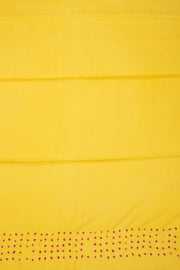 Yellow Bandhani Mulberry Silk Saree 10076901