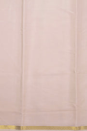 Shell Pink Mysore Crepe Silk Saree With Acrylic Printed Floral Motifs 10076260