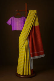 Multicolor Handloom Chanderi Saree 10075505