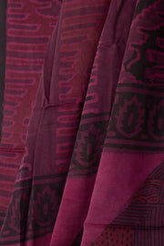 Brown Vanaspathi Modal Silk Cotton Stole 10075282