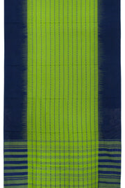 Parrot Green Handloom Dhaniakhali Cotton Saree 10062598