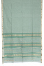 Mint Green Handloom Maheswari Silk Cotton Saree 10062607