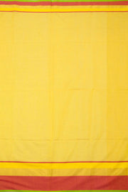 White Handloom Maheswari Silk Cotton Saree - Avishya