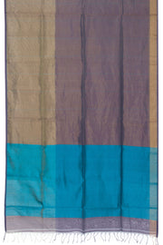 Old Lavender Purple Handloom Maheswari Silk Cotton Saree 10062628