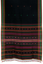 Black Handloom Bhujodi Kala Cotton Saree 10062741