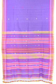 Lavender Handloom Bhujodi Cotton Saree 10062745