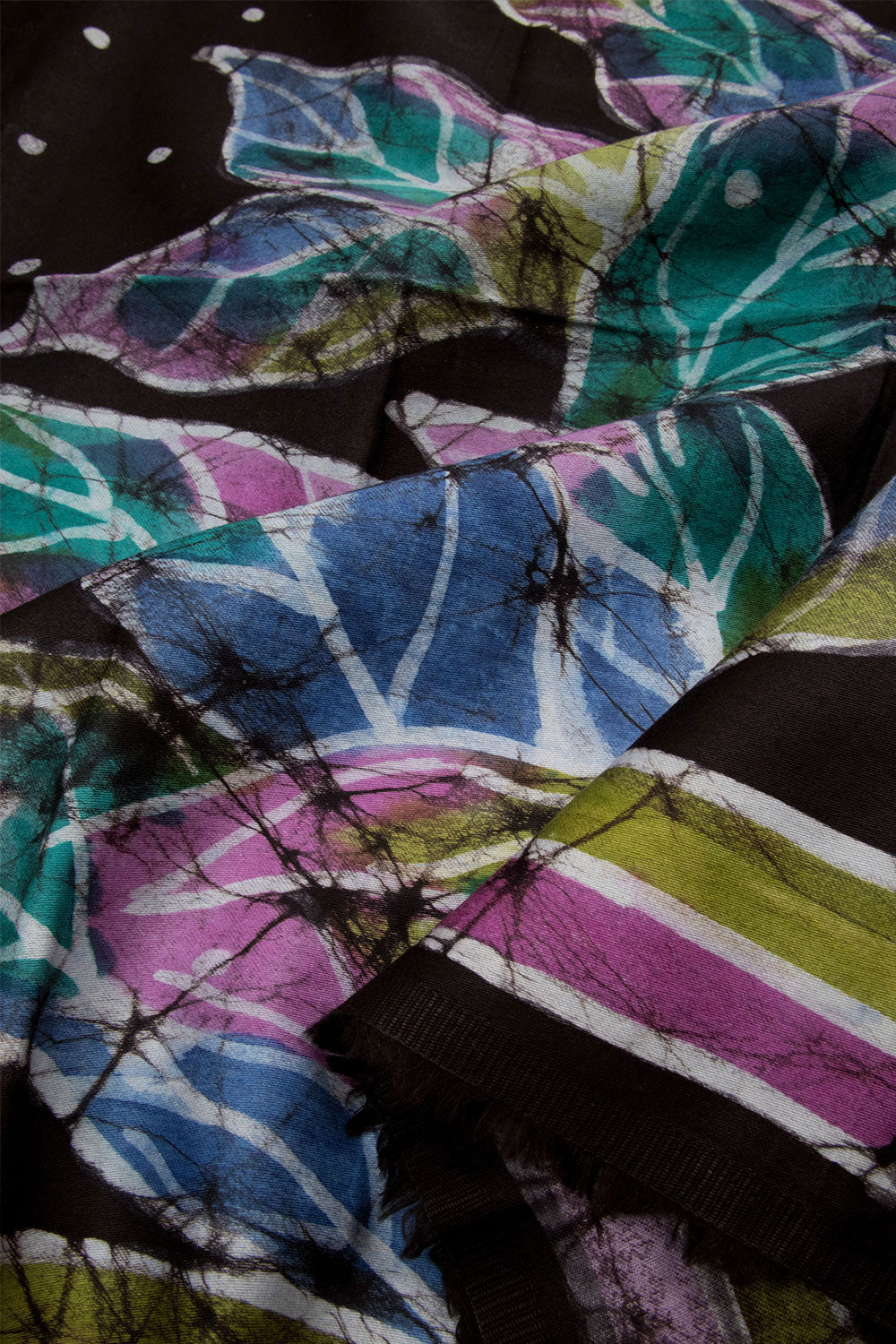 Batik Printed Cotton Blouse Material - 10062998