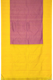 Byzantine Purple Pure Zari Korvai Kanjivaram Silk Saree 10063072