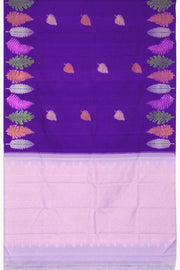 Royal Purple Zari Kanjivaram Silk Saree 10063083