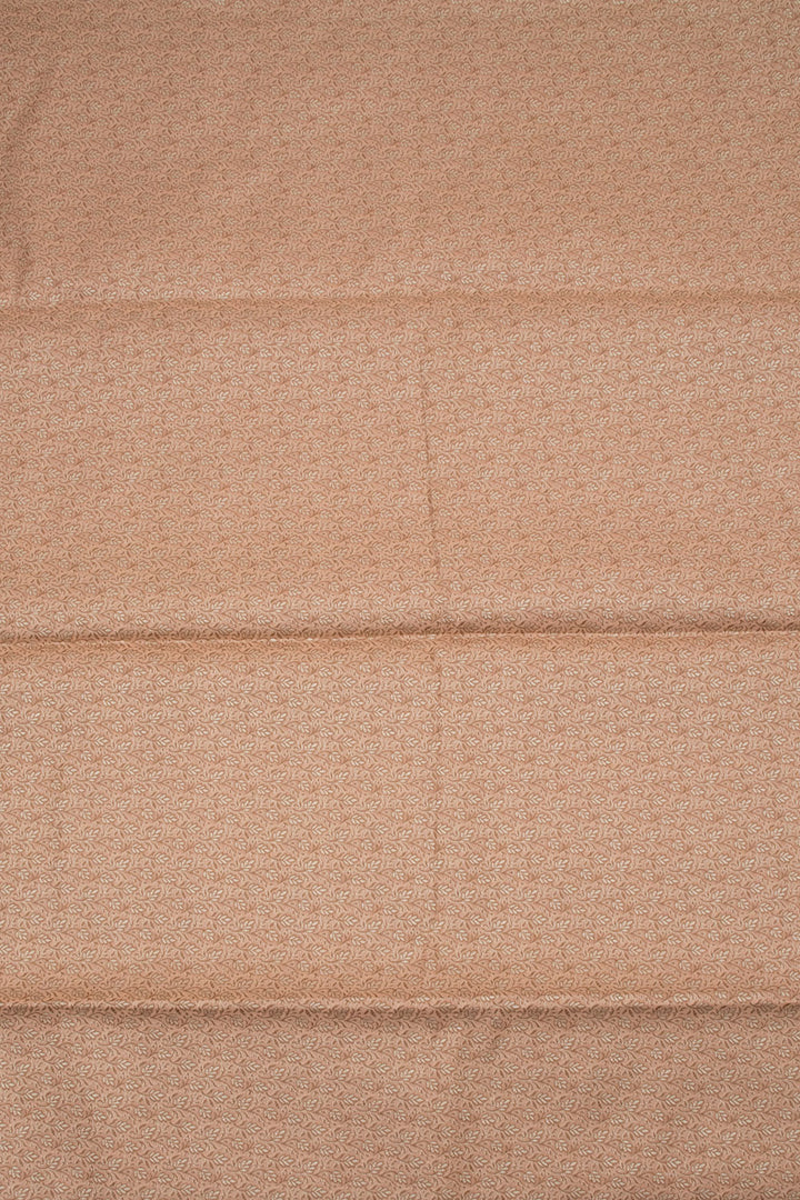 Peach Banarasi Cotton 3-Piece Salwar Suit Material 10063168
