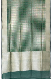 Green Handloom Banarasi Katrua Kora Silk Saree 