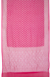 Handcrafted Pink Banarasi Katrua Georgette Saree