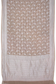 Grey Banarasi Katrua Georgette Saree