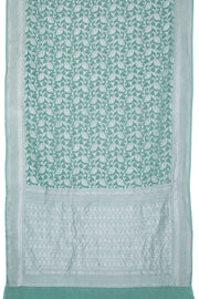 Blue Banarasi Katrua Georgette Saree