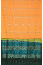 Butterscotch Orange Handloom Kanjivaram Soft Silk Saree 10063246