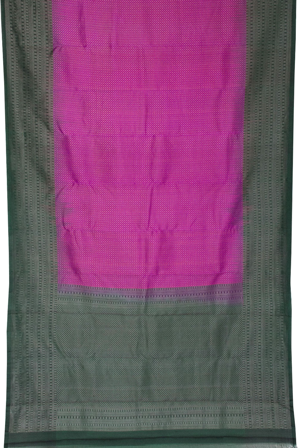 Megenta Handloom Kanjivaram Soft Silk Saree 10063265