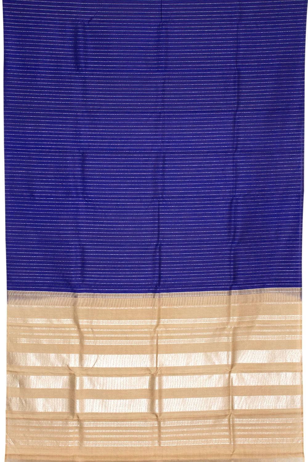 Indigo Blue Pure Zari Kanjivaram Silk Saree 10063307