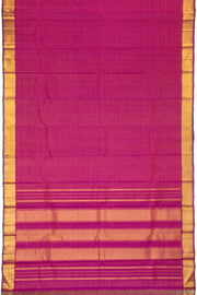 Dark Hot Pink Pure Zari  Kanjivaram Silk Saree 10063313