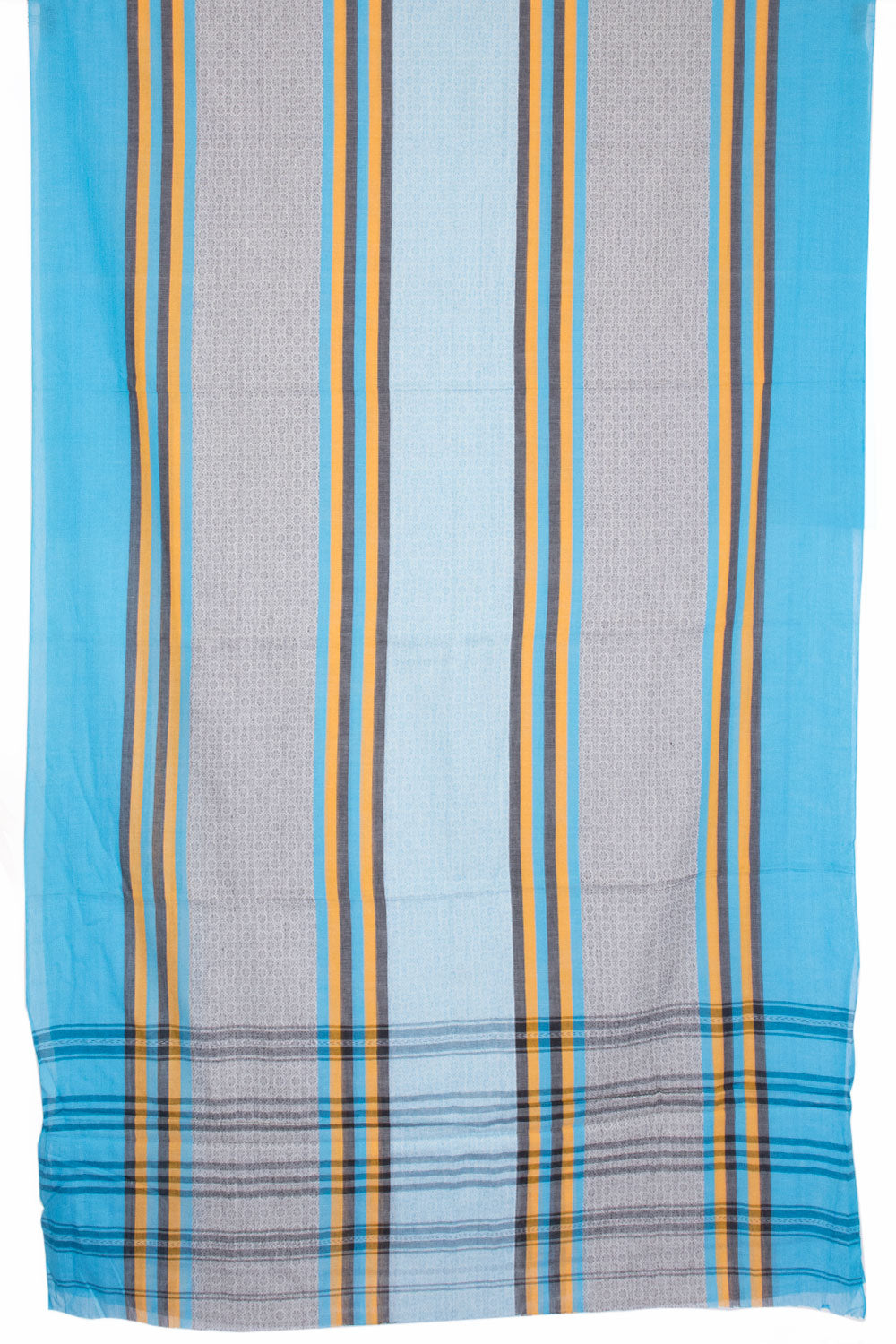 Blue Handloom Dhaniakhali Cotton Saree - 10063539