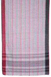 Off White Handloom Dhaniakhali Cotton Saree - 10063540