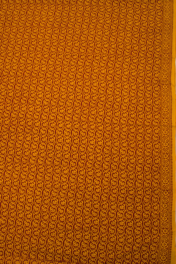 Yellow Bagh Printed Cotton 3-Piece Salwar Suit Material 10063565