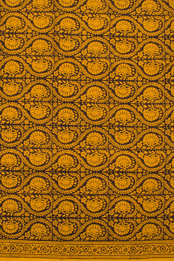 Yellow Bagh Printed Cotton 3-Piece Salwar Suit Material 10063568