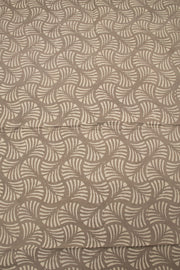 Grey Dabu Printed Cotton Salwar Suit Material  - Avishya