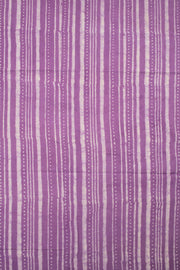 Purple Dabu Printed Cotton Salwar Suit Material  - Avishya