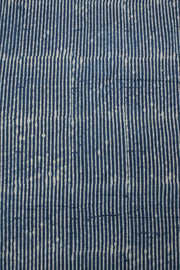 Blue Dabu Printed Cotton Salwar Suit Material - Avishya