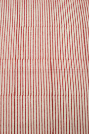 Red Dabu Printed Cotton Salwar Suit Material  - Avishya