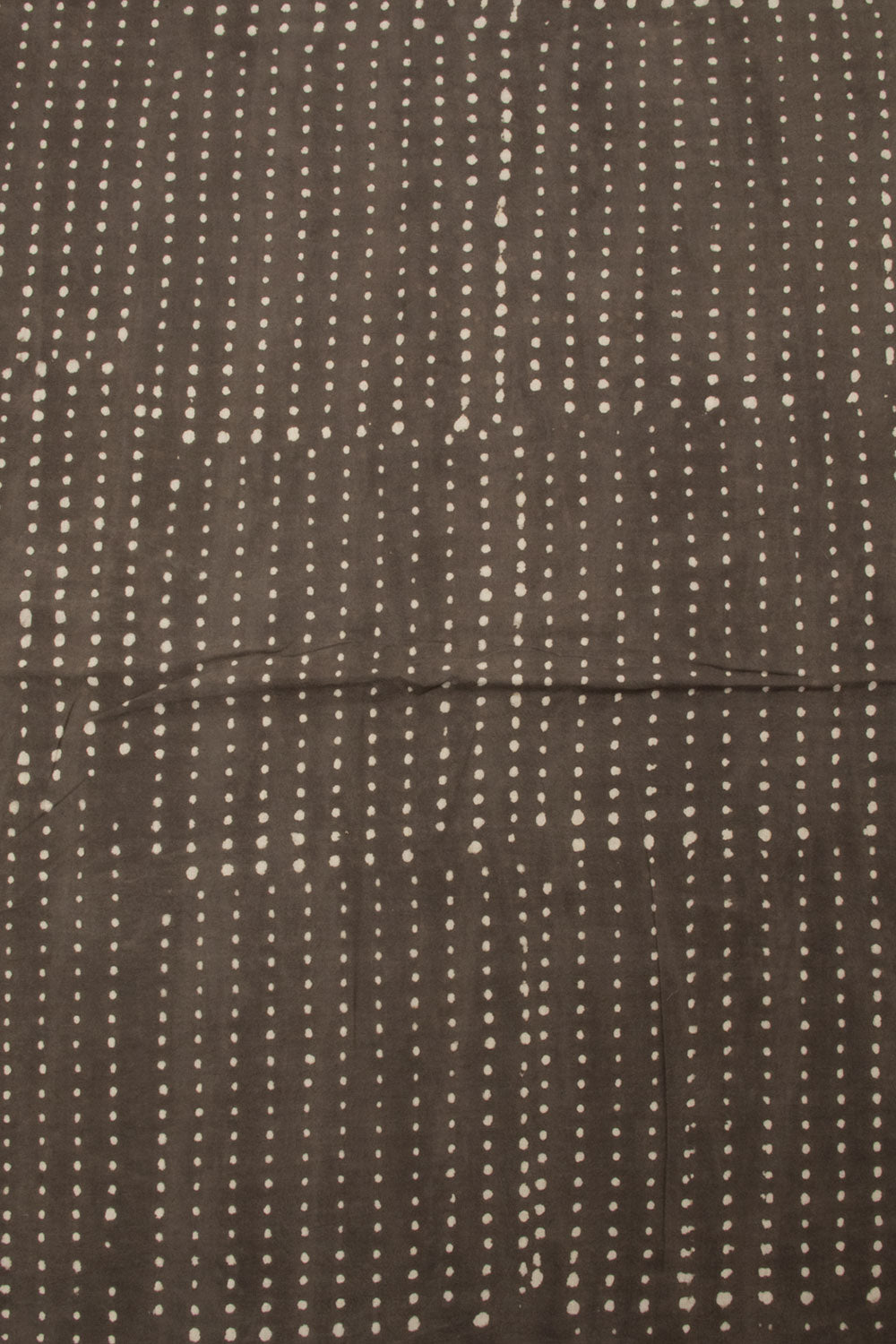 Grey Dabu Printed Cotton Salwar Suit Material  - Avishya