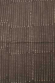 Grey Dabu Printed Cotton Salwar Suit Material  - Avishya