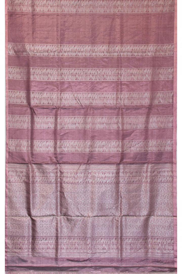 Puce Purple Handloom Kanjivaram Soft Silk Saree