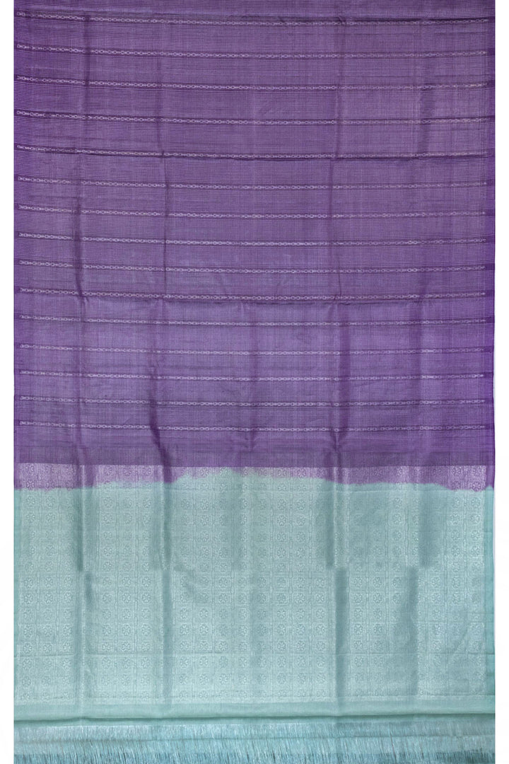 Purple Handloom Kanjivaram Soft Silk Saree 10063784