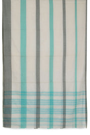 Off White Handloom Dhaniakhali Cotton Saree 10063797