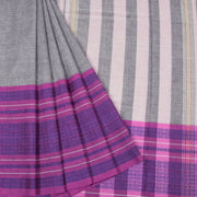 Grey Handloom Dhaniakhali Cotton Saree 10063805