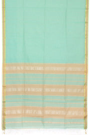 Sky Blue Handloom Maheshwari Silk Cotton Saree - Avishya