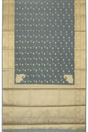 Grey Banarasi Organza Viscose Saree - Avishya