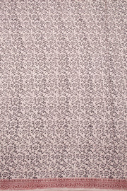 Black & White Bagh Printed Cotton 3-Piece Salwar Suit Material - 10063879