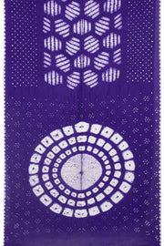 Purple Handwoven Bandhani Modal Saree 10063910