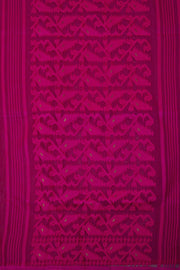 Pink Handloom Jamdani Style Jamdani Cotton Saree 10064019