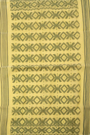 Cream Handloom Jamdani Style Jamdani Cotton Saree 10064022